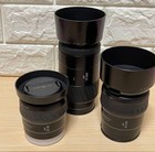 Set Of 3 Minolta Camera Lenses