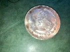 1963 Large Brilliant Silver Mexico Un Peso Coin Mexican  1