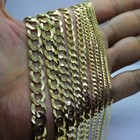 10k Solid Gold Yellow Cuban Link Chain Men Women 1 8mm - 8mm 16    30 