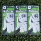 3 New Footjoy Weathersof Cabretta Leather Golf Gloves Men   s Xl Rh