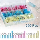 Heat Shrink Wire Connectors Electrical Ring Fork Spade Crimp Terminals Kit 250pc