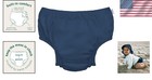 Reusable Navy Swim Diaper For Infants - Waterproof   Eco-friendly  24  