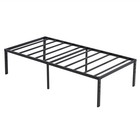 18 bed Frame No Spring Box Needed Metal Platform Full queen king Size Heavy Duty