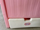 Vintage Little Tikes Pink Baby Doll Changing Table Bassinet Cradle Crib Drawer