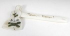 Vintage White Milk Glass Souvenir Glass Axe Hatchet Native American Tomahawk