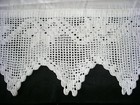 New White 100  Cotton Hand Crochet Trim Pillow Cases Pillow Sham King Pair  H1 