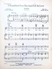 Stumbled Over You And Fell In Love Sheet Music Smiling Faces Fred Stone Flop