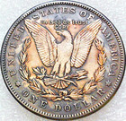 Hobo Nickel - Kennedy Skull Head Hobo Coin - Custom Colored Coin