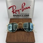 Ray Ban B l Usa Nos Blue Mirrored Gold Hexagon Style 3 Nos New