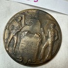 1923 Spanish-american War   New York Bronze Medal  By Charles Keck 70 Mm   Vtg