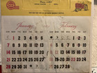 Vintage 1951 Massey Harris Tractor Dealer Advertising Calendar Cedar Rapids Iowa