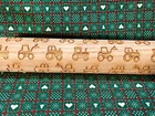 New Wooden Sweet Rolling Pins Front End Loader   Tractor Embossed Pattern 17 