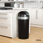 Umbra Venti Kitchen Trash Can With Swing Top Lid  Large 16-gallon  62 L  Capacit