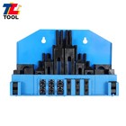 58 Piece 1 2 T-slot Clamping Kit Mill Machinist Set W 3 8-16 Studs