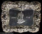 1902 Edward Vii Coronation Embossed Sterling Silver Dish