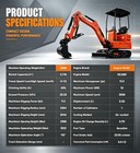 Mini Excavator 1 4ton Digger 11 5hp B s Engin  Pilot System Epa Engine Usa Side