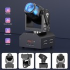 8pcs 100w Mini Led Moving Head Light Rgbw 4in1 Gobo Beam Stage Dmx Spot Lighting