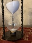 Vintage Hour Glass Sand Timer Brass Old Zodiac W roman Timer Numerals Beautiful