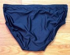 Men   s Pro Wrestling Trunks Blue white Marble Front   Black Back Sz 42   44 Xl