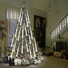 Led Lights Meteor Shower Rain Tube Chrismas String For Outdoor Home Garden Tree