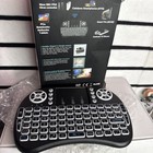 Rii I8  Black Mini Wireless Keyboard With Backlight For Smart Tv Android Tv Box