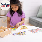 Melissa   Doug 4   in   1 Wooden Vehicle Jigsaw Puzzle Set  48 Pieces With Storage B