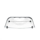 Clear Acrylic Headrest For Tanning Bed Or Spa Equipment - Small Contoured 7 X 7 