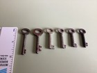 Group Of 6  six  Small Antique Metal Keys    Craft  Jewellery  Pendants Etc  A14