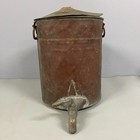 Antique Primitive Copper Moonshine Whiskey Still Water Cooler Boiler With Spigot