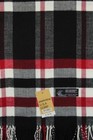 Men s Winter Scarf check-plaid White black red cashmere-feel warm soft unisex