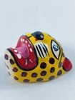 Jaguar Leopard Cheetah Mask Tiny Size Hand Carved   Painted Mexican Folk Art