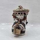 Vintage Hmong Minority Handmade Chinese Woman Doll 5  Ethnic Doll Embroidered 