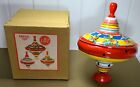 Vintage U s  Zone Germany Lbz Kreisel  Spinning Tin Toy Top -- Rare Box 