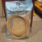 3 Kits Paul s Slides 4  X 4  Square Basket Kit Basketry Weaving Kit Vintage 