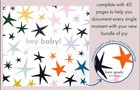 Kate Spade Ny First Year Baby Book Dancing Stars Shower Gift Memory Keepsake New