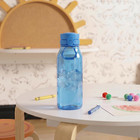 Mainstays Kids 16 Oz Blue Plastic Water Bottle With Flip-top Chug Lid