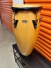 Cp Cosmic Percussion Conga Drum 28    Natural Wood Rawhide Head Latin Percussion 