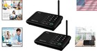 Wireless Intercom System For Home   Office - 1 Mile Range  10 Channels  2 Pack