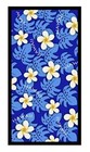 Hawaiian Plumerias Monsteras Beach Bath Towel Hawaii Aloha Surf Cotton 60 x30  N