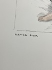 Raphael Soyer Signed Barefoot Lithograph Color 15 5  X9 