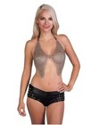 Chainmail Crop Bra Handmade Metal Armor Top For Cosplay Larp Ren Faire Festivals