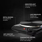Single Burner 7 25 In  Black Hot Plate