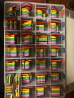253 Pcs Magnetic Letters   Numbers  With Math Symbols   Storage Box  Complete