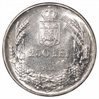 1940 Romania 250 Lei Carol Ii 12g  835 Silver 10g Asw