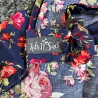 Kids N Such Nursing Cover Up Navy W  Roses 100  Cotton Breastfeeding