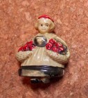 Pretty Pair Of Vintage Celluloid Figural Tape Measures