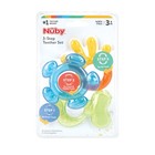 Nuby 3-step Teether Set -different Soothing Textures -dishwasher Safe -bpa Free