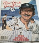 New York Yankees Baseball Official Yearbooks 1982 1983 1984 1985 1987   1988
