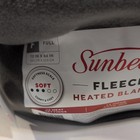 Sunbeam Royal Ultra Fleece Heated Electric Blanket Full Size  84  X 72   Full