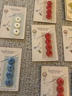 Vintage New Old Stock Button Lot-lady Washington  Lucky Day   More